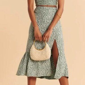 ABERCROMBIE MAXI FLORAL SKIRT